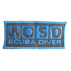 Opnaai badge 'WOSD Scuba...